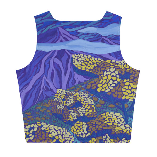 Wild Flowering Yarrows Crop Top