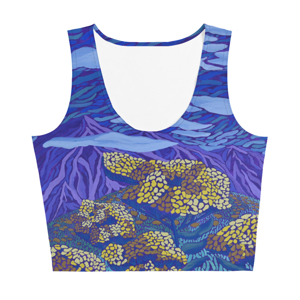Wild Flowering Yarrows Crop Top