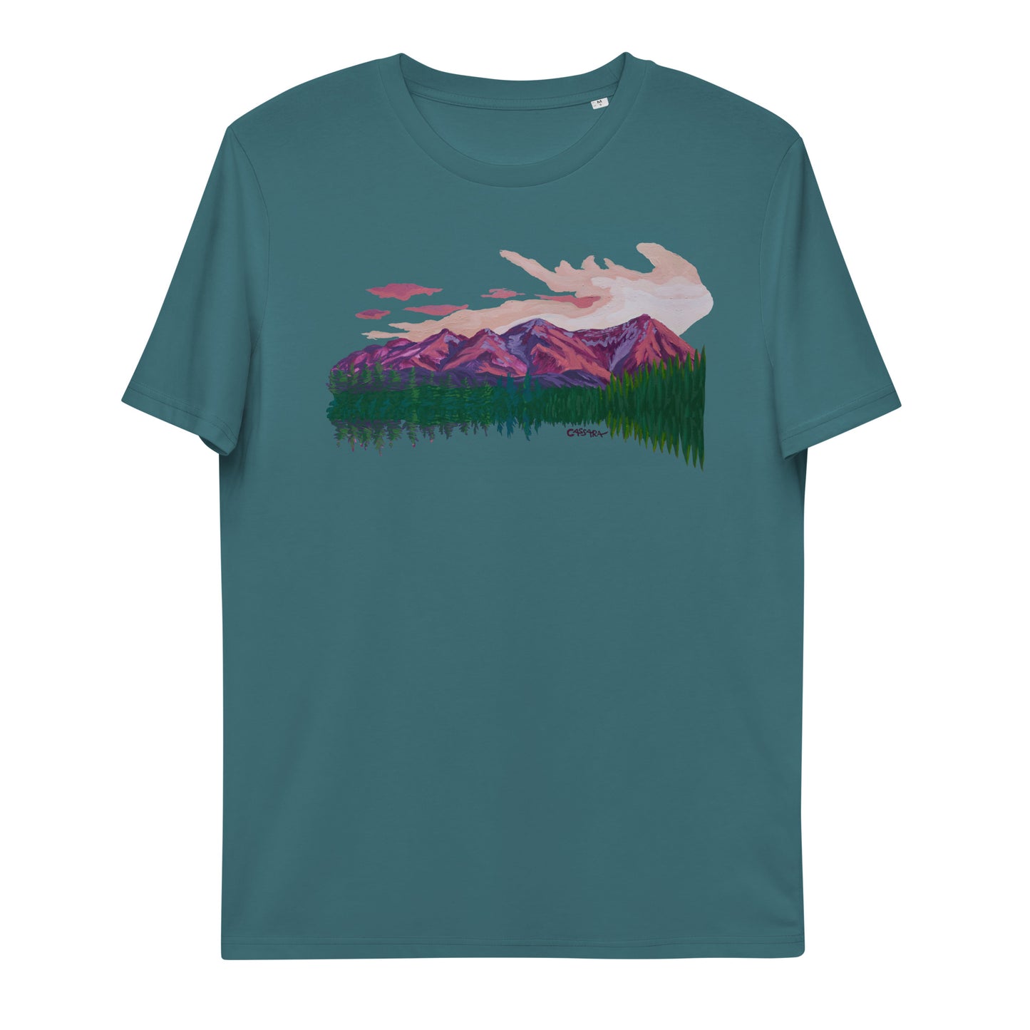 Blushing Peaks Organic Cotton T-Shirt (Unisex)
