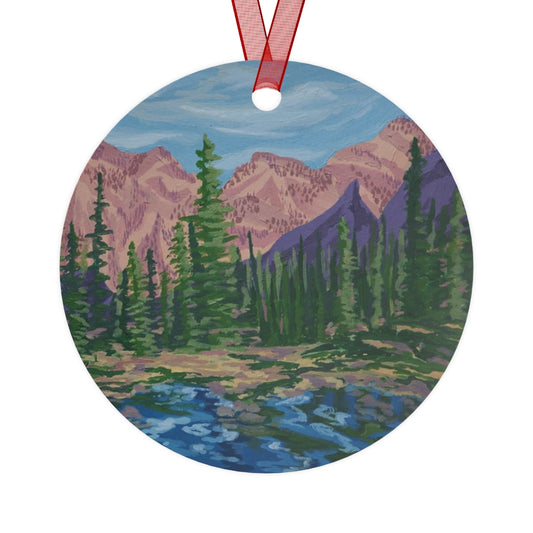 Cozy Mountains Ornament