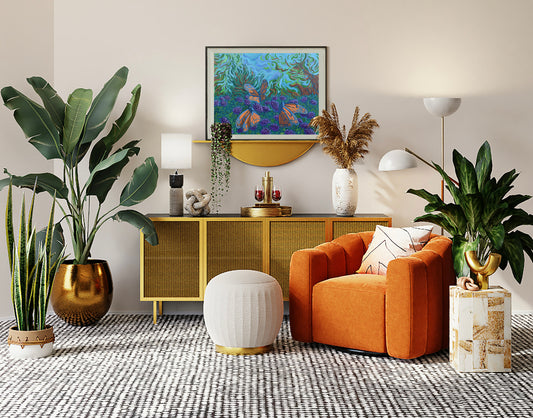 Monarch's Respite Fine Art Giclee Print