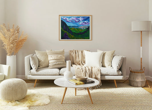 Mountain Valley Rest Fine Art Giclee Print