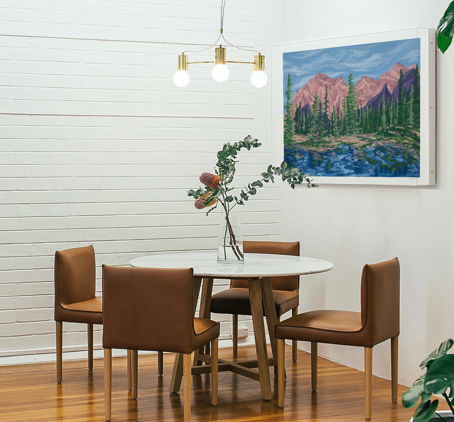 Glimmering Lake Catherine Fine Art Giclee Print