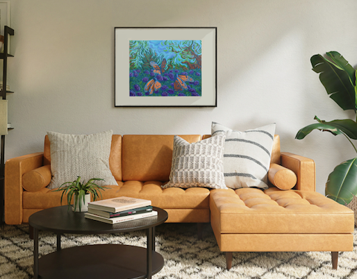 Monarch's Respite Fine Art Giclee Print