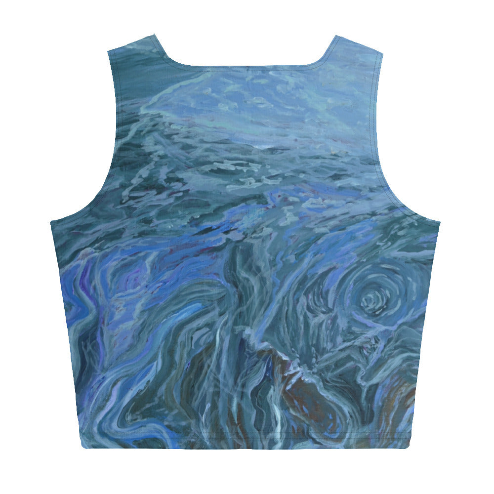 Turbulent Depths Crop Top