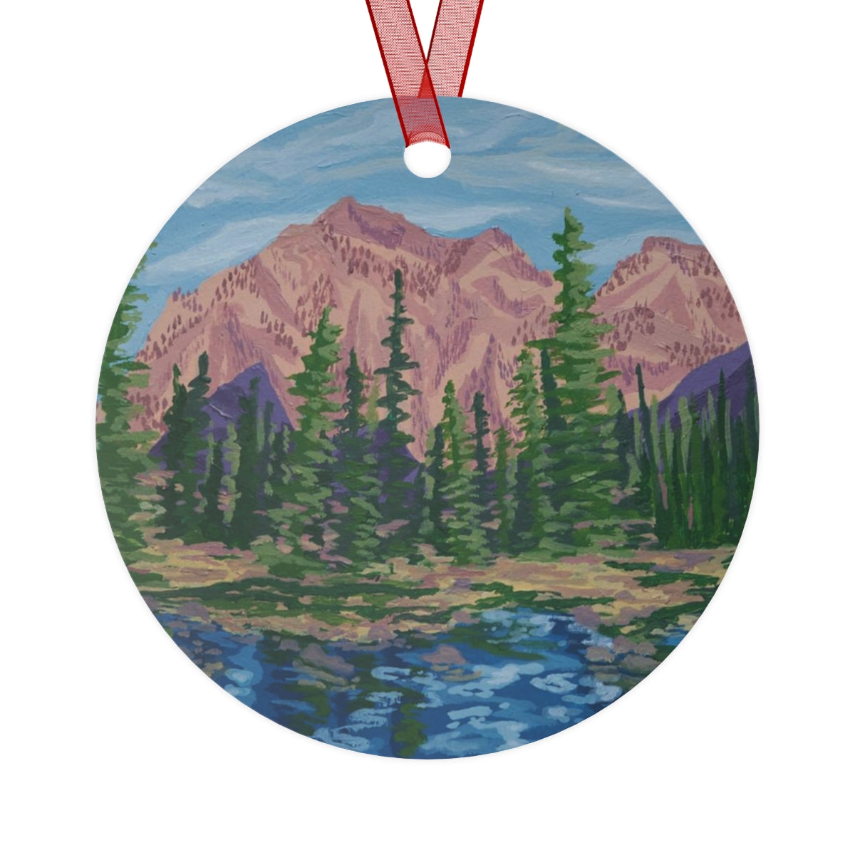 Cozy Mountains Ornament