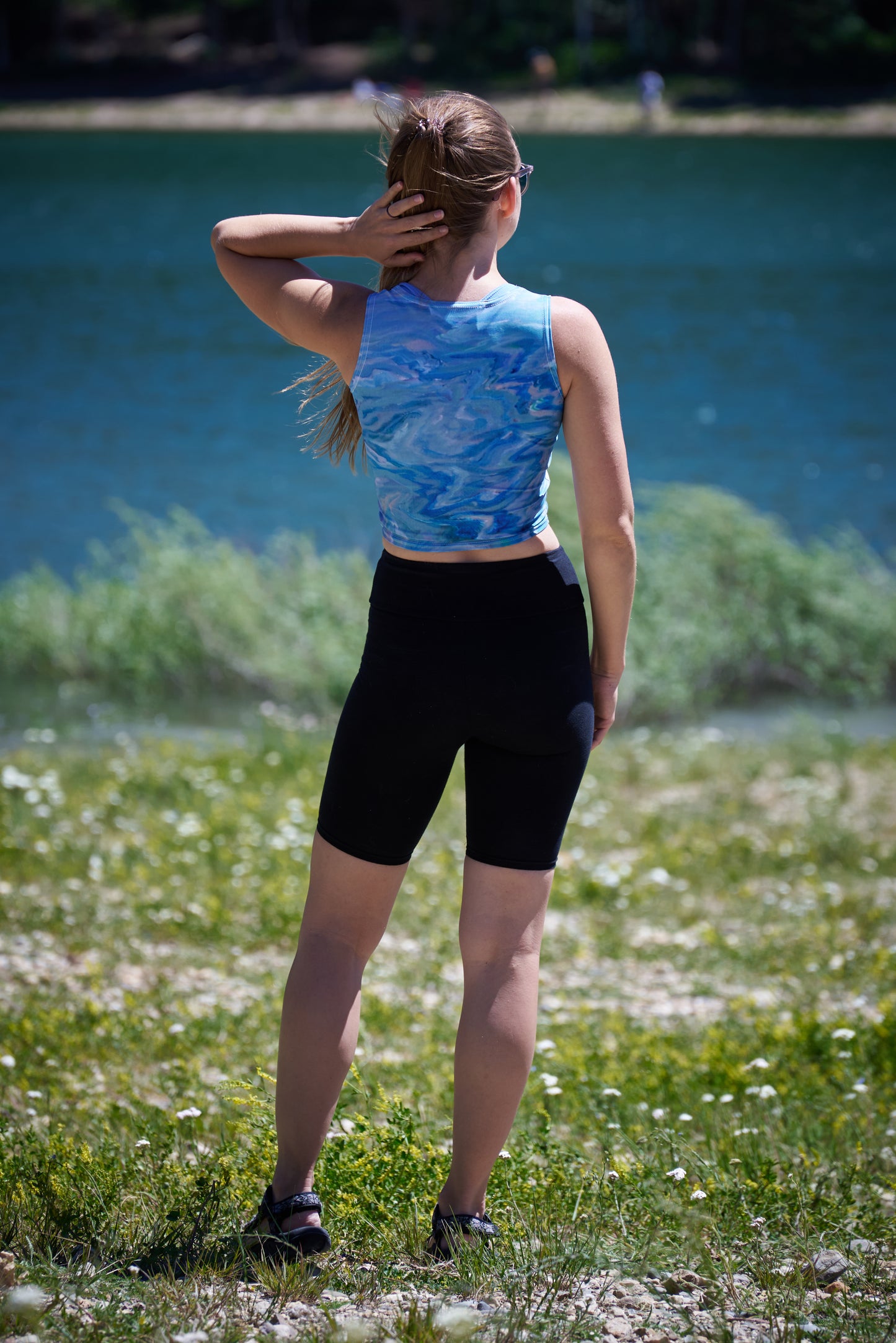 Languid Sea Crop Top