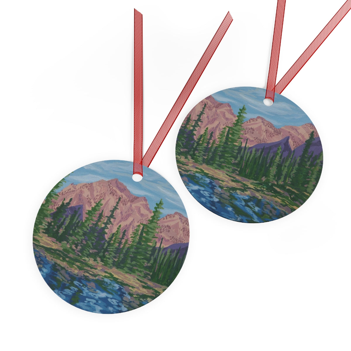 Cozy Mountains Ornament