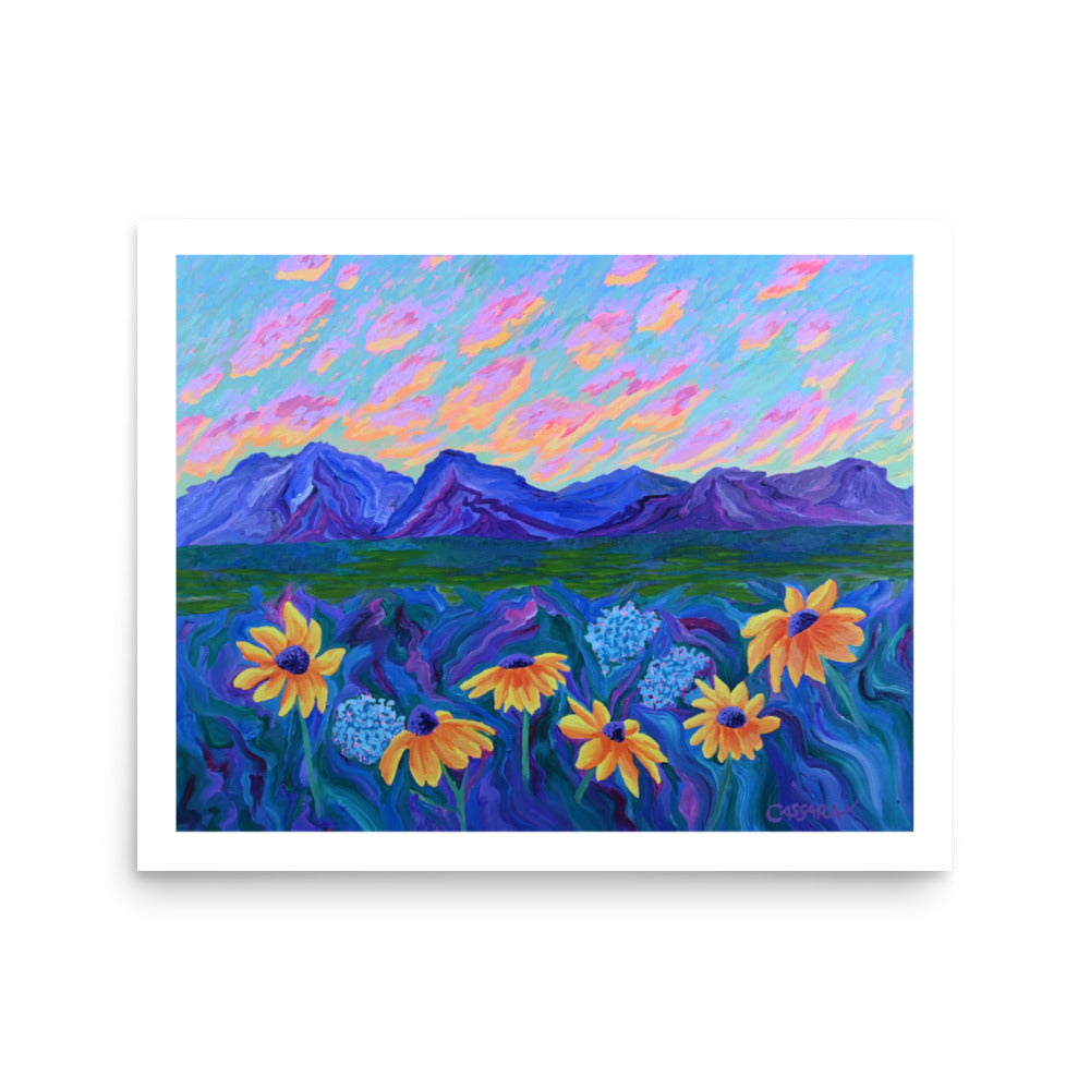 Sherbet Sunrise Fine Art Giclee Print