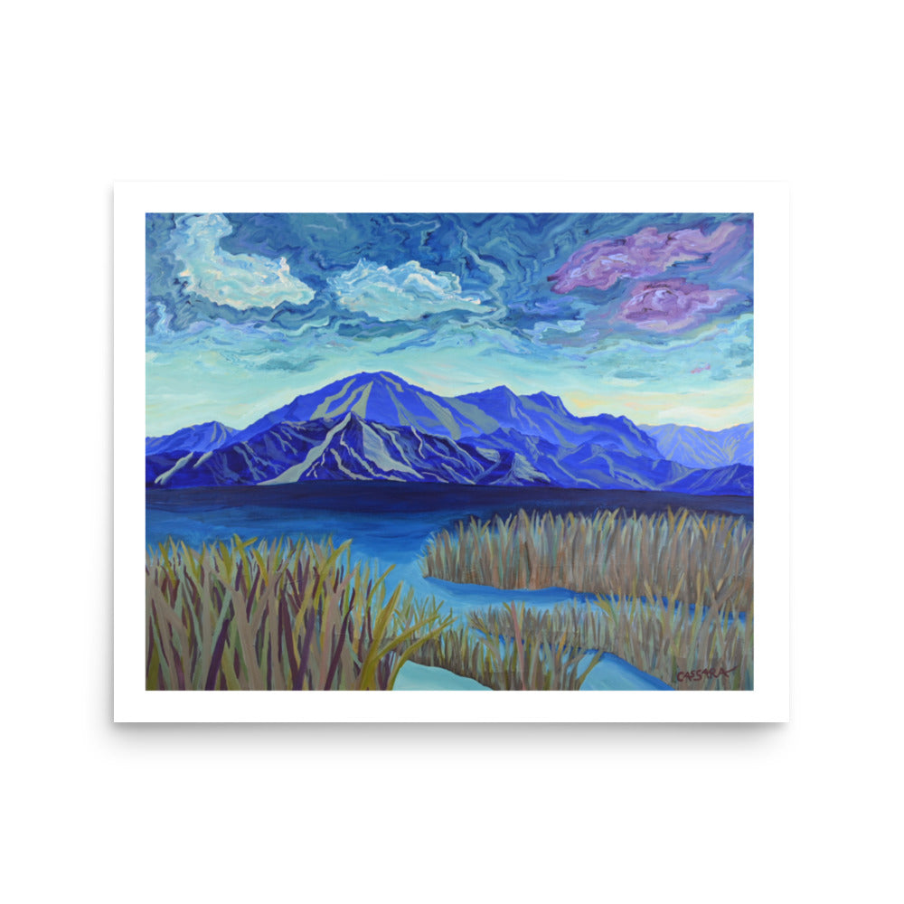 Ragged Mountain Tempest Fine Art Giclee Print