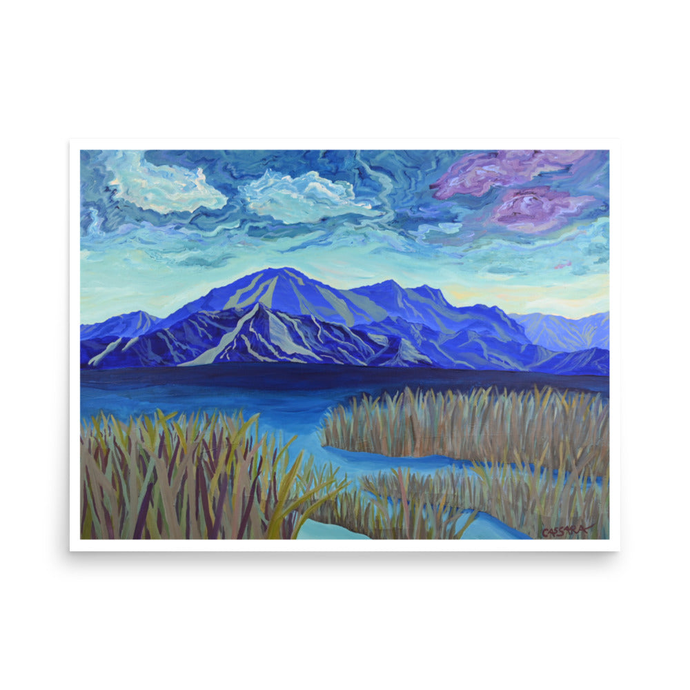 Ragged Mountain Tempest Fine Art Giclee Print