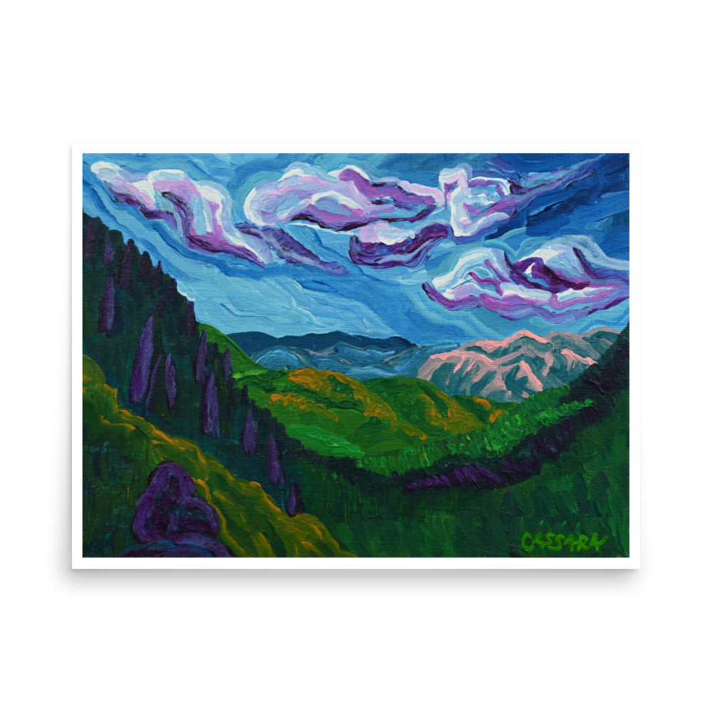 Mountain Valley Rest Fine Art Giclee Print