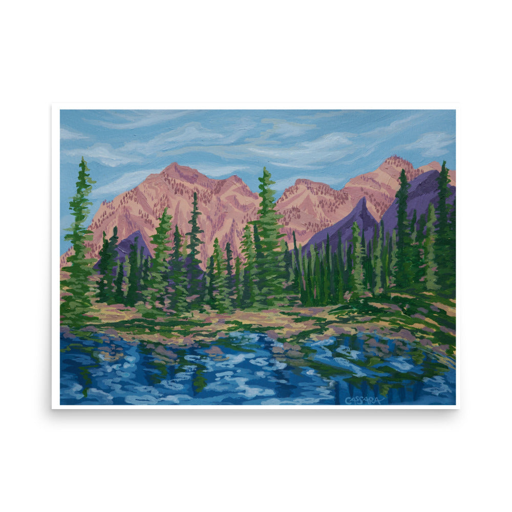 Glimmering Lake Catherine Fine Art Giclee Print