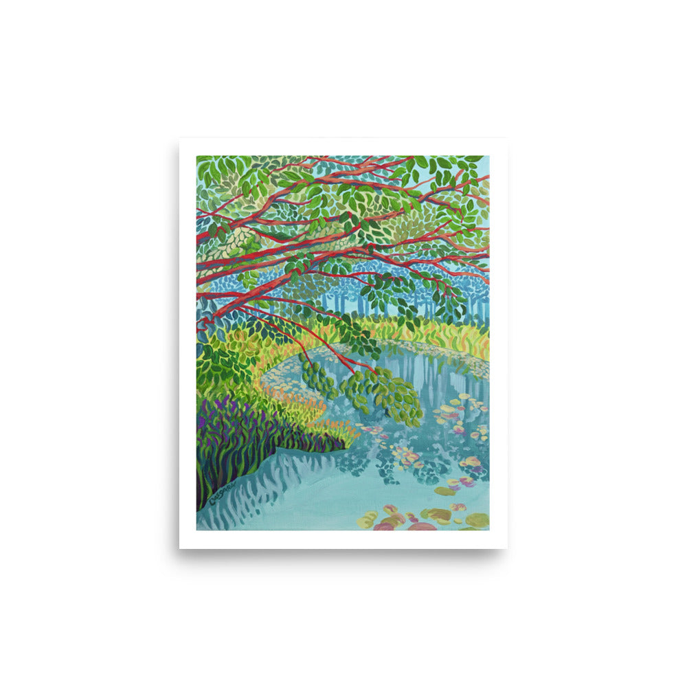 Viridescent Wetlands Fine Art Giclee Print