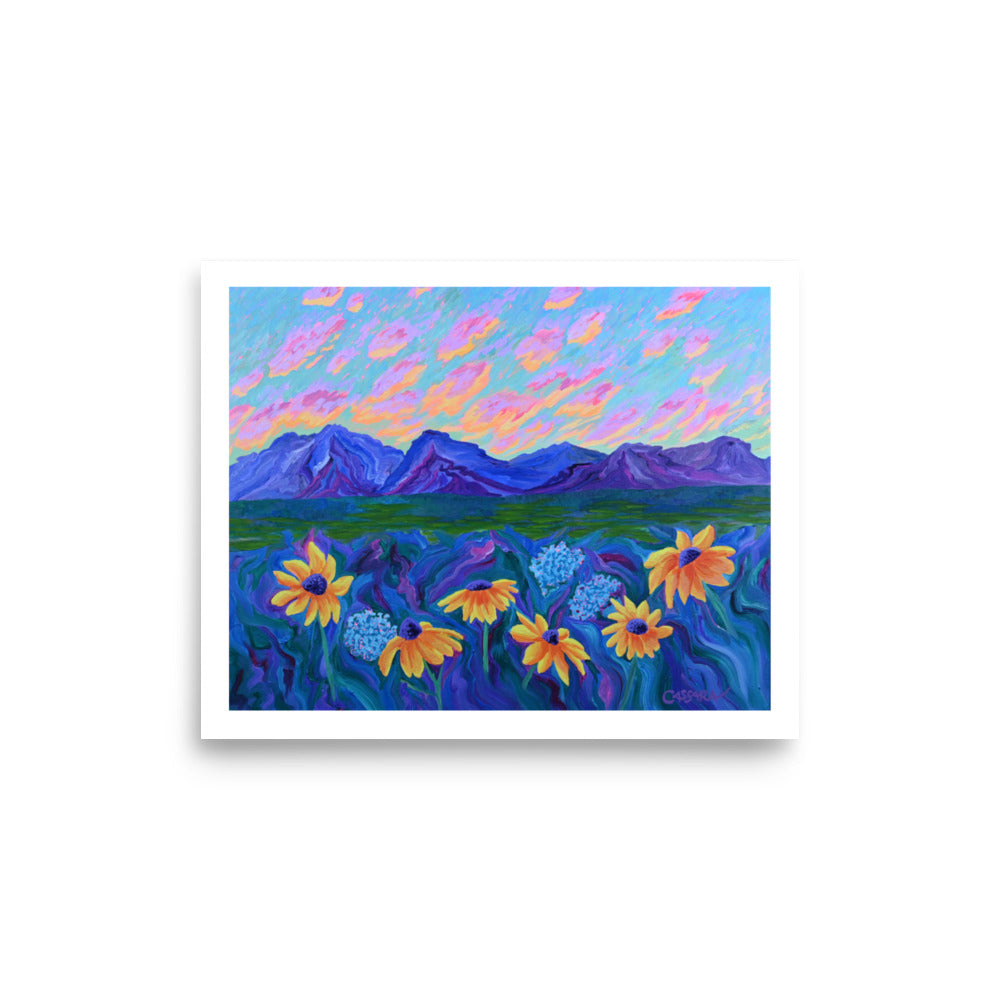 Sherbet Sunrise Fine Art Giclee Print