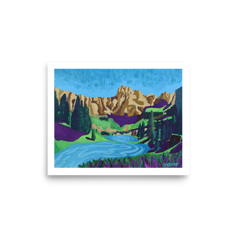 Cliffside Pools Fine Art Giclee Print
