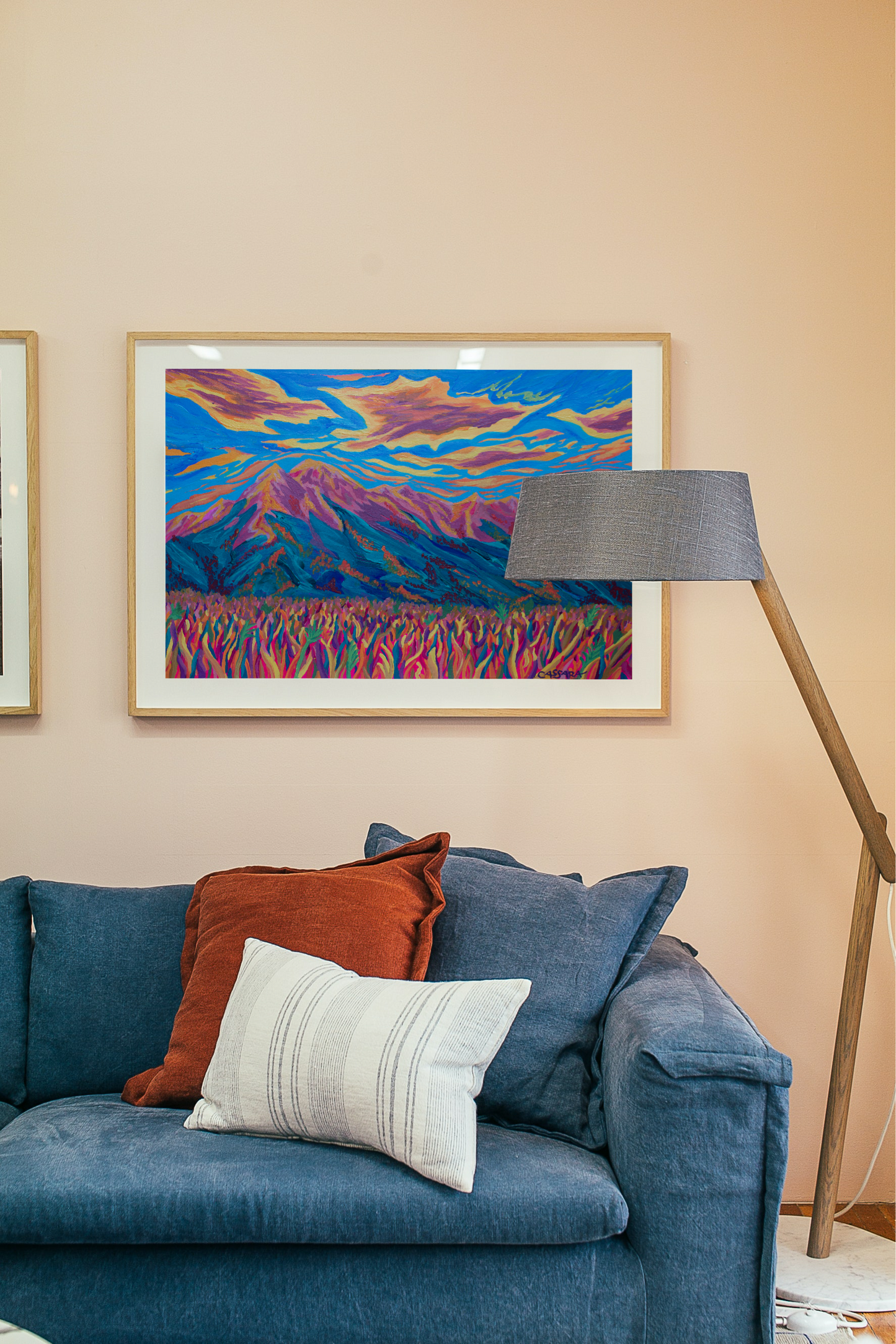 Fall Mountain Glow Fine Art Giclee Print