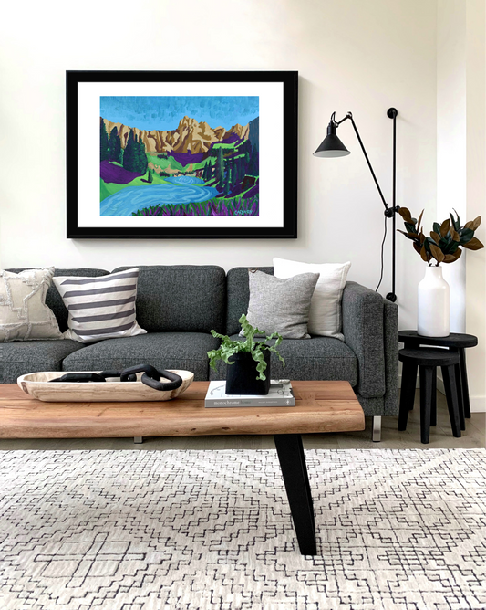 Cliffside Pools Fine Art Giclee Print