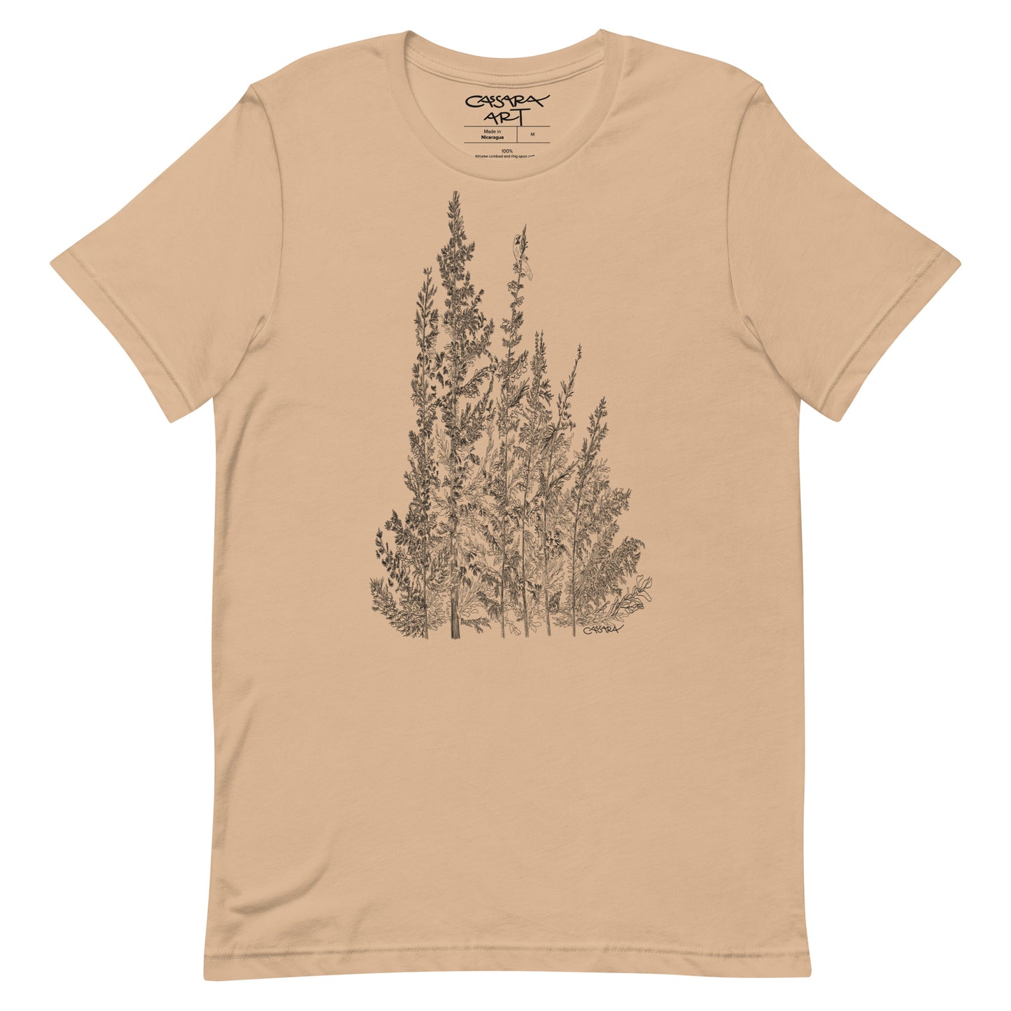 Pines Sketch T-Shirt (Unisex)