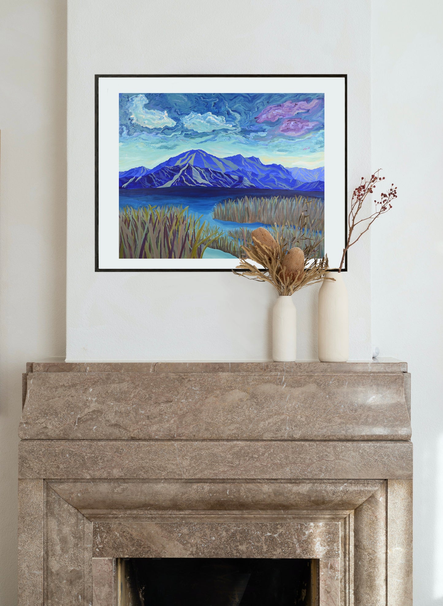 Ragged Mountain Tempest Fine Art Giclee Print