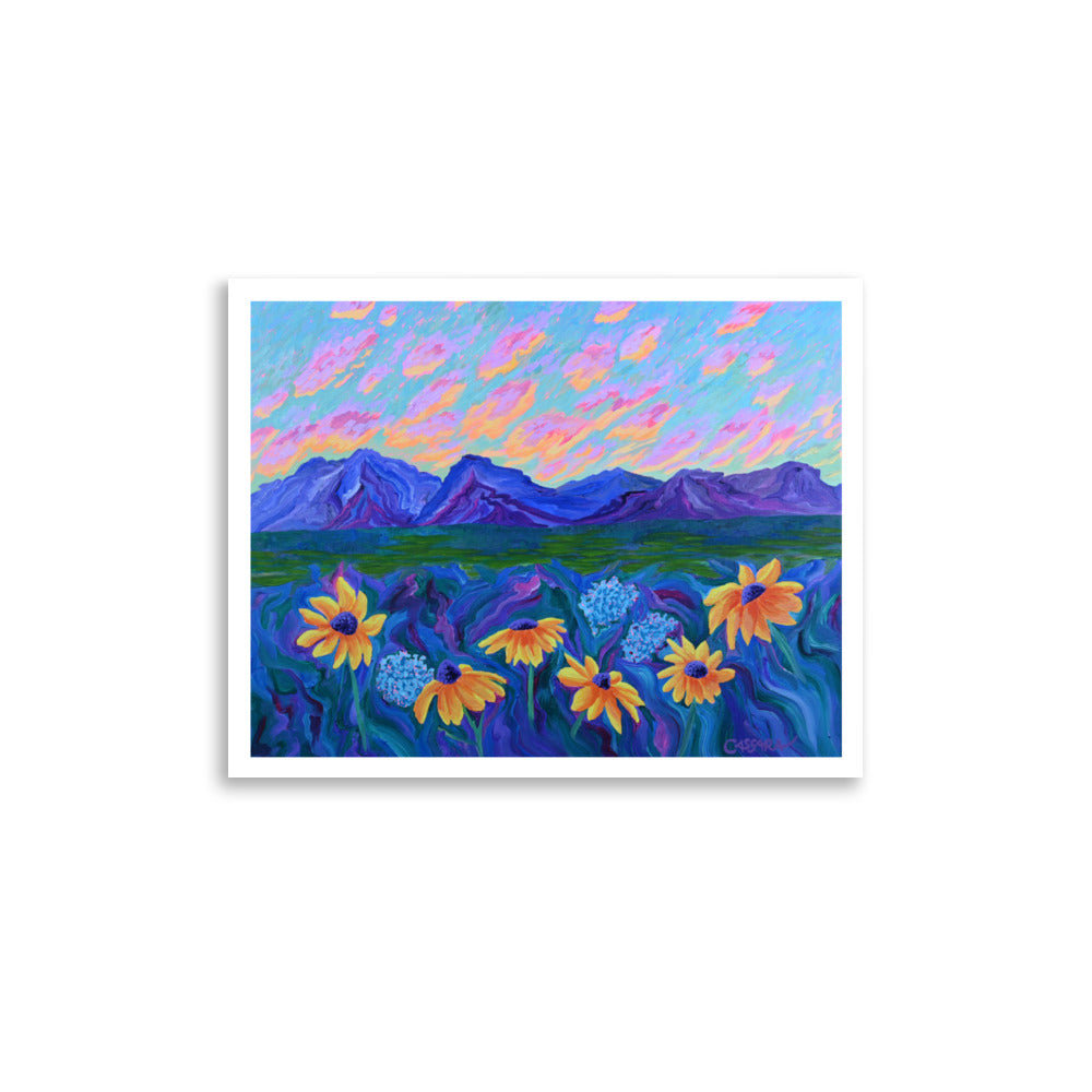 Sherbet Sunrise Fine Art Giclee Print