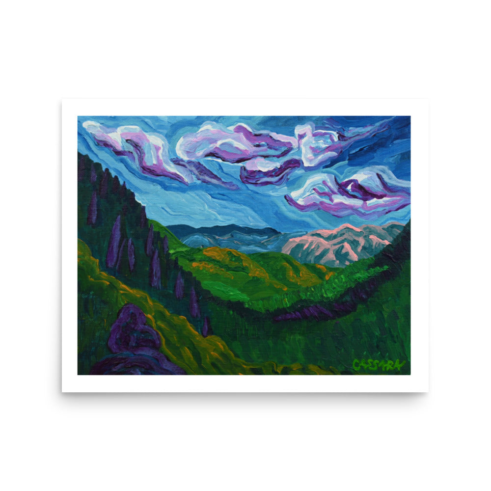 Mountain Valley Rest Fine Art Giclee Print