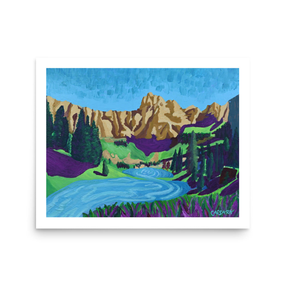 Cliffside Pools Fine Art Giclee Print