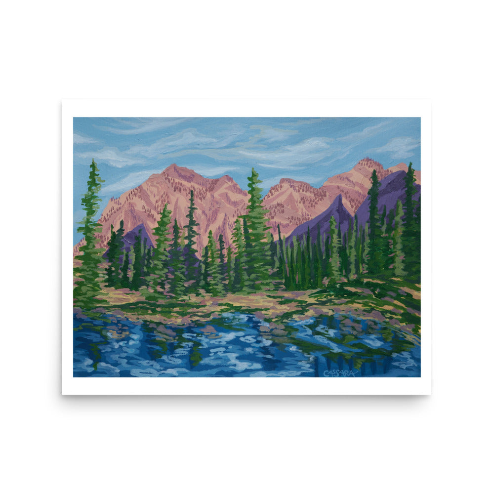 Glimmering Lake Catherine Fine Art Giclee Print