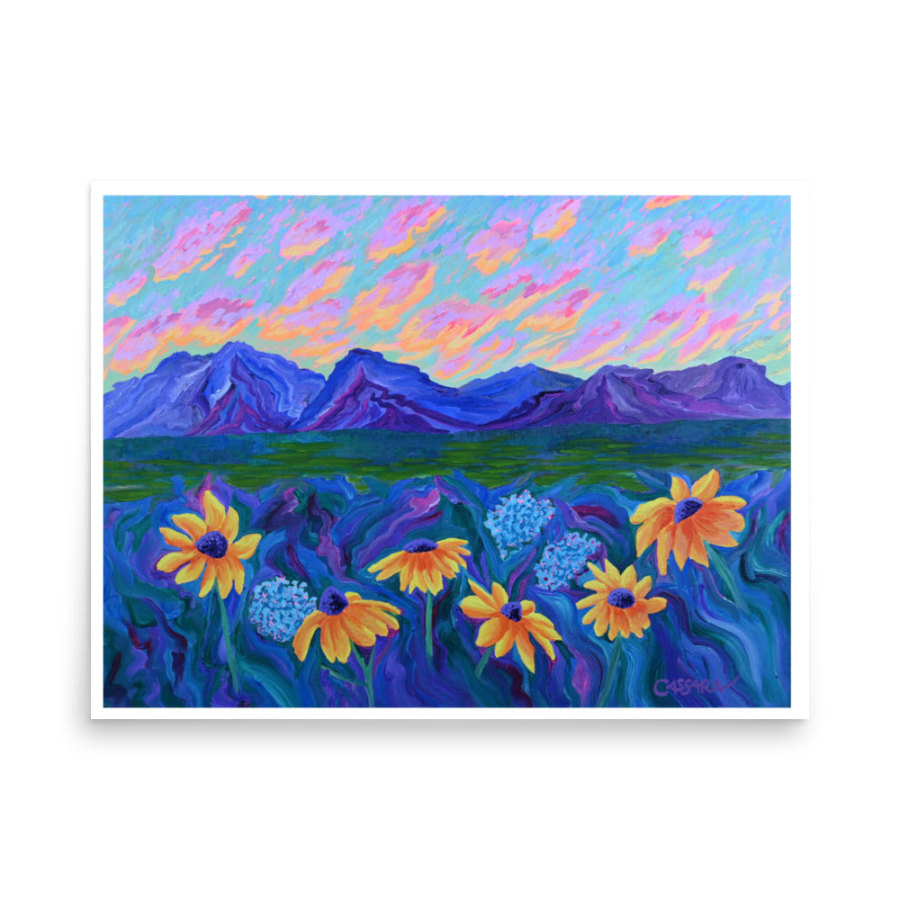 Sherbet Sunrise Fine Art Giclee Print